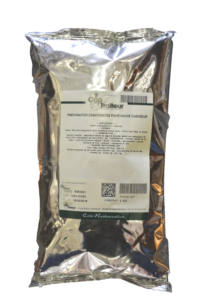 SAUCE CHASSEUR - POCHE 1KG