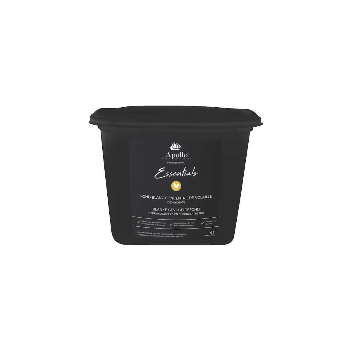 FOND BLANC CONCENTRE DE VOLAILLE POT 800G