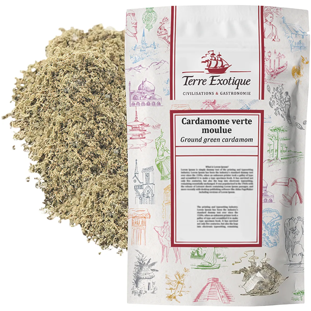 CARDAMONE VERTE MOULUE 250G