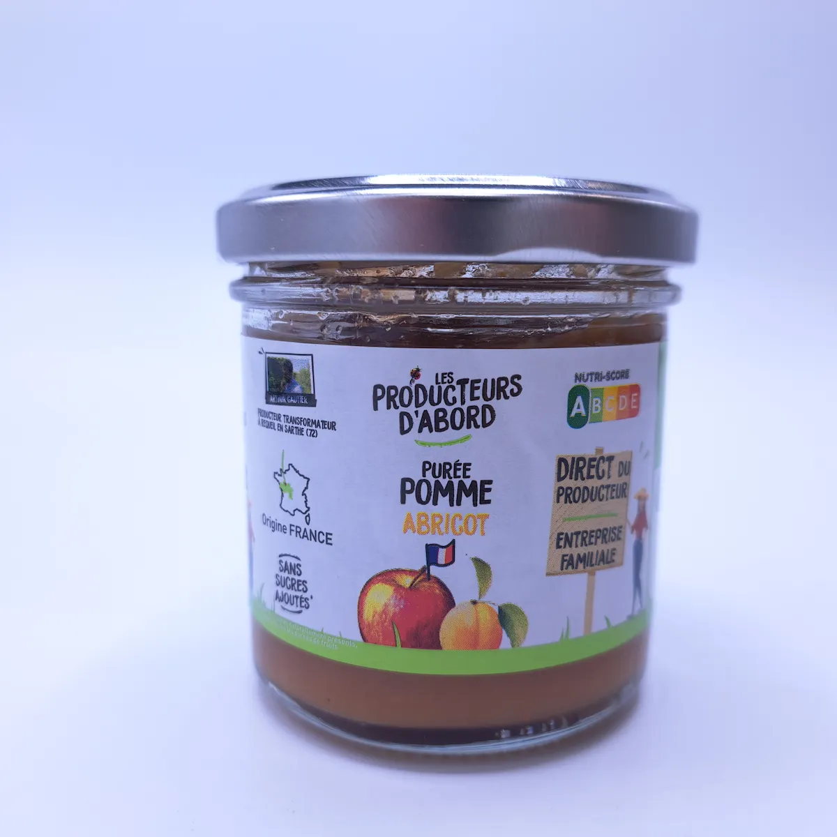 PUREE POMME ABRICOT 140G