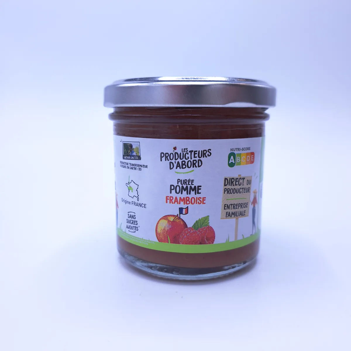 PUREE POMME FRAMBOISE 140G