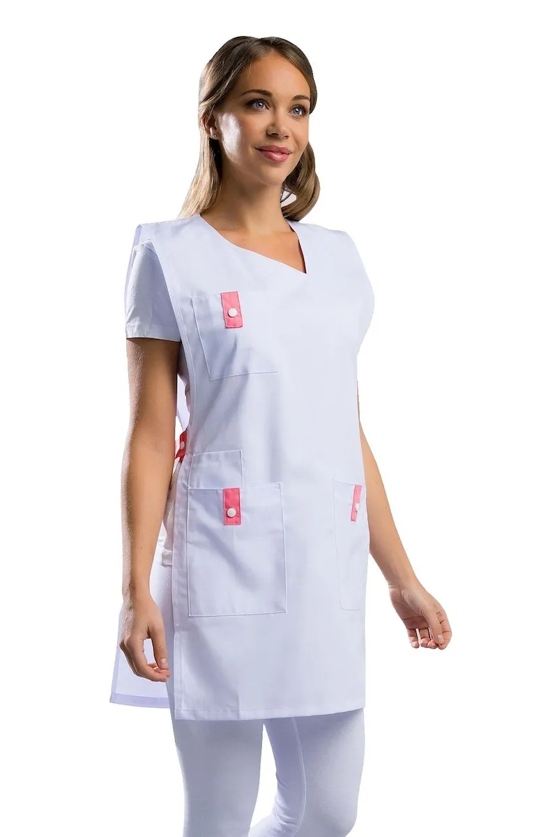 CHASUBLE ALICE BLANC/CORAIL