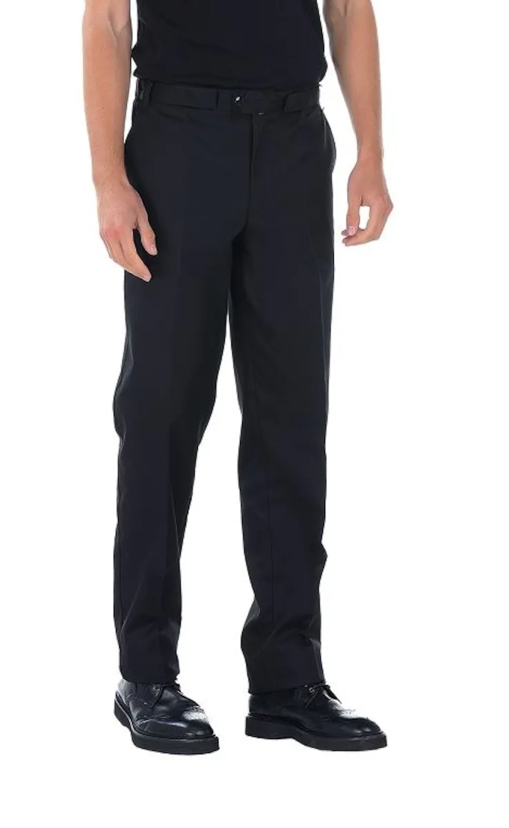 PANTALON NOIR CEINTURE EPONGE SYLVAIN