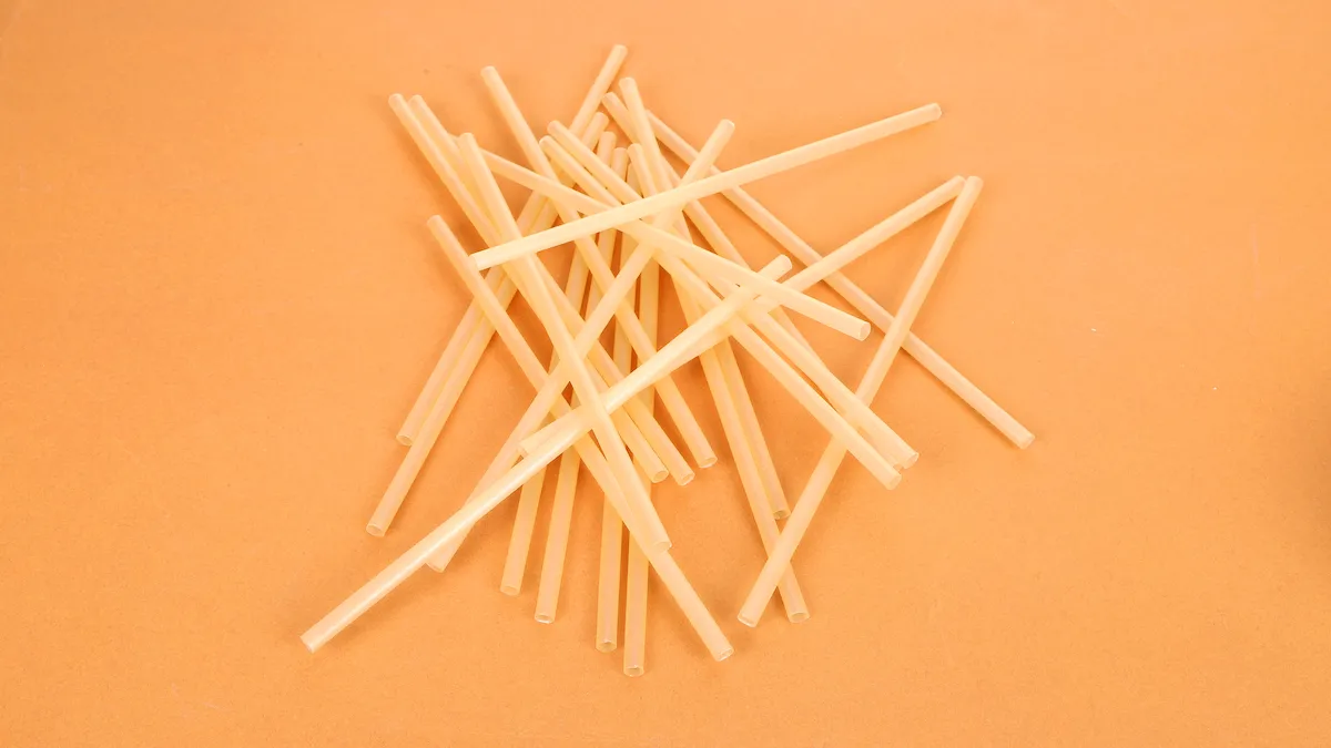 SACHET DE 500 PAILLES 14CM/6MM