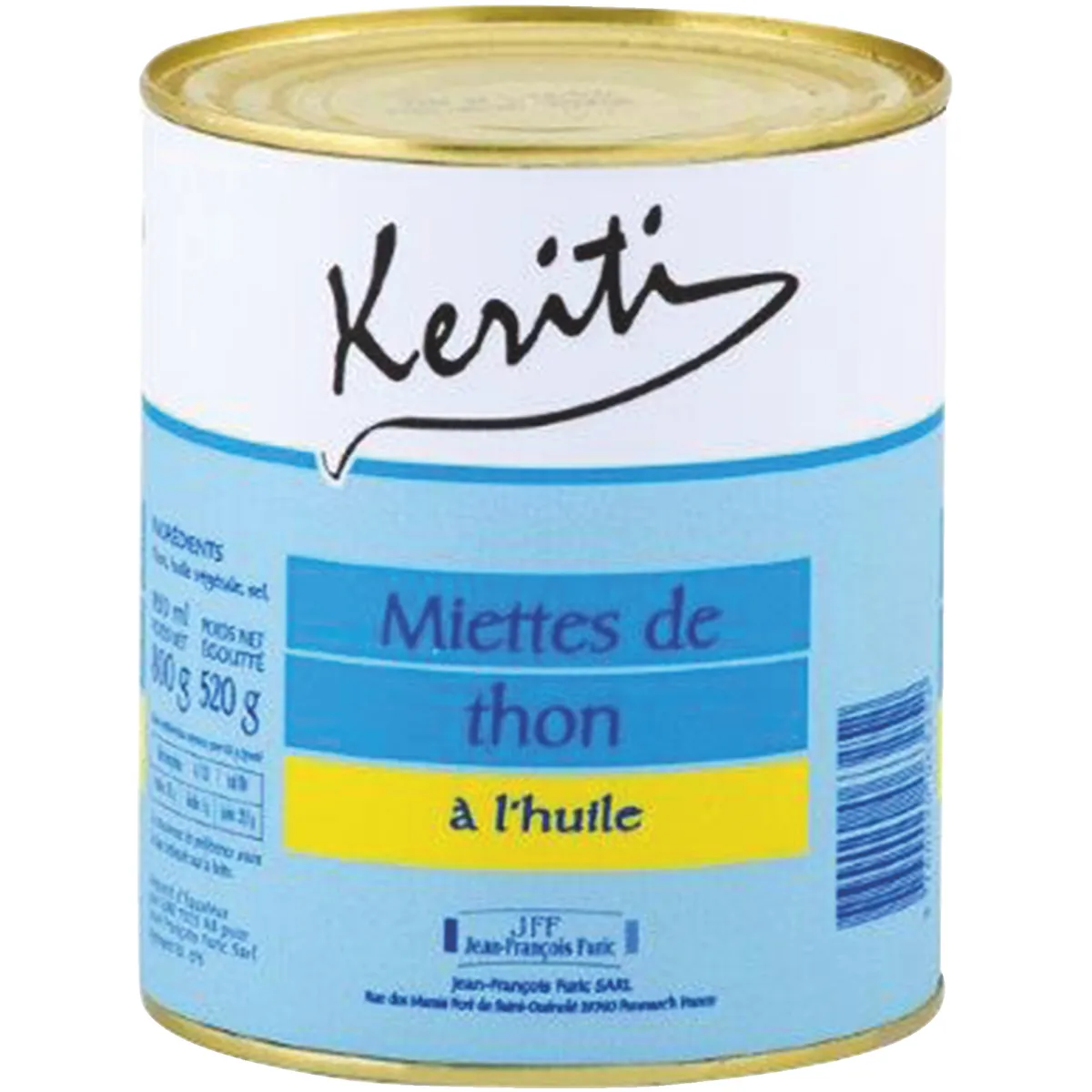 MIETTES DE THON A L HUILE - BOITE 1/1