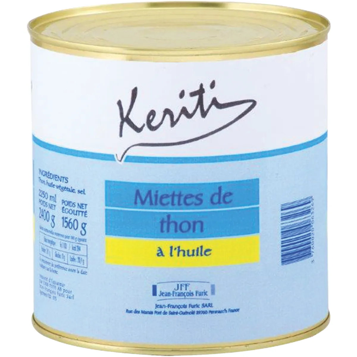 MIETTES DE THON A L HUILE - BOITE 3/1