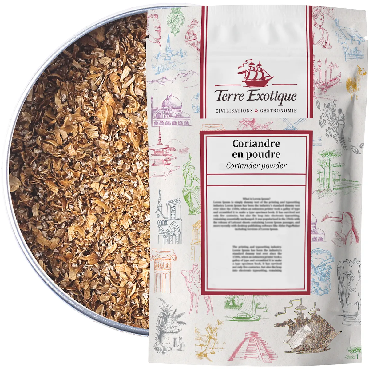 CORIANDRE EN POUDRE 500G