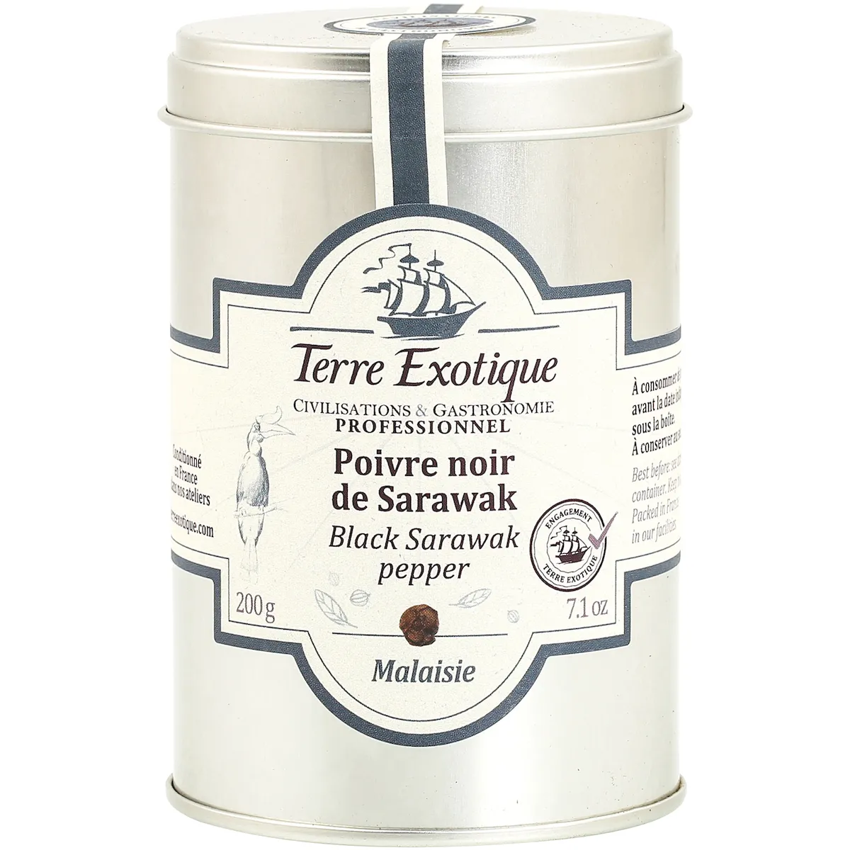 POIVRE NOIR DE SARAWAK 200GR