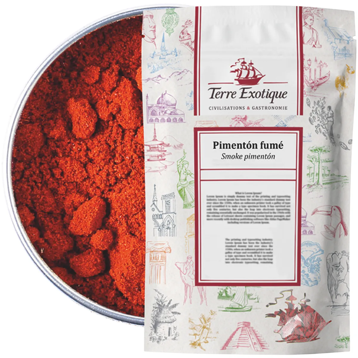 PAPRIKA FUME PIMENTON 500G