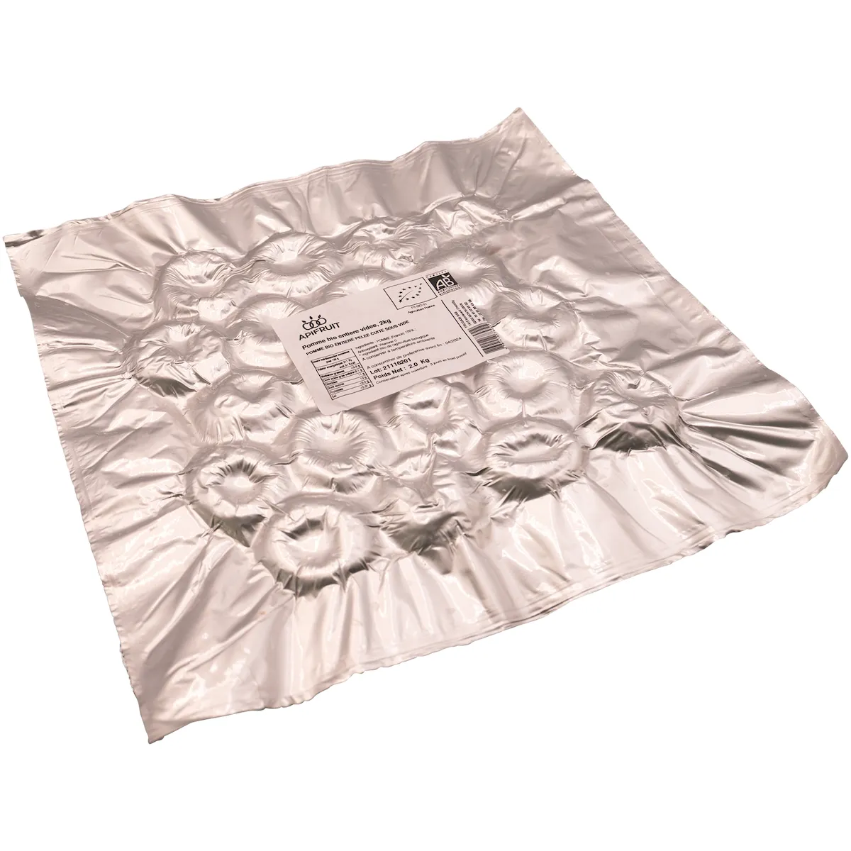 POMME BIO EN QUARTIER - SACHET 3KG