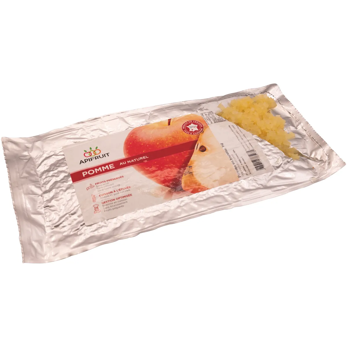 POMME HVE EN BRUNOISE - SACHET 1KG