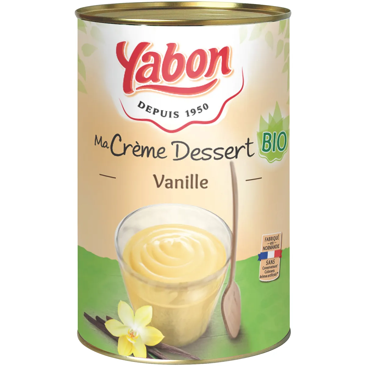 CREME DESSERT PARFUM VANILLE BIO - BTE 5/1