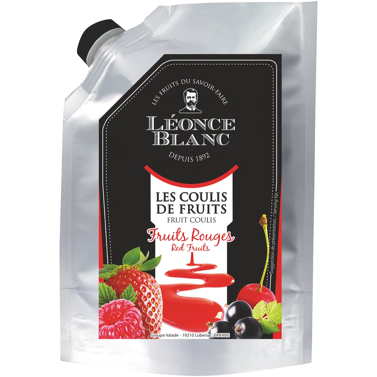 COULIS DE FRUITS ROUGES - POCHE 1KG