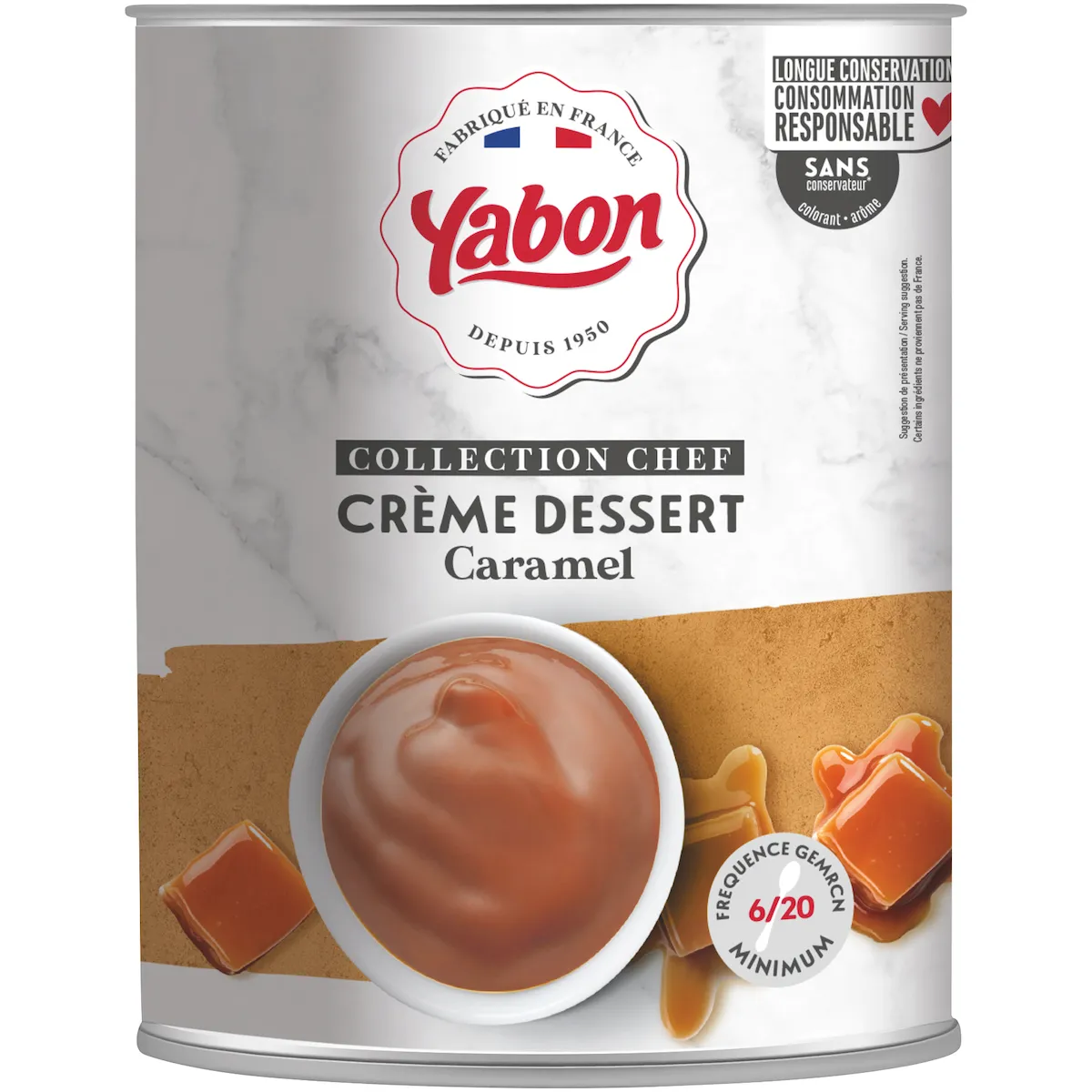 CREME DESSERT CARAMEL   - BOITE 3/1