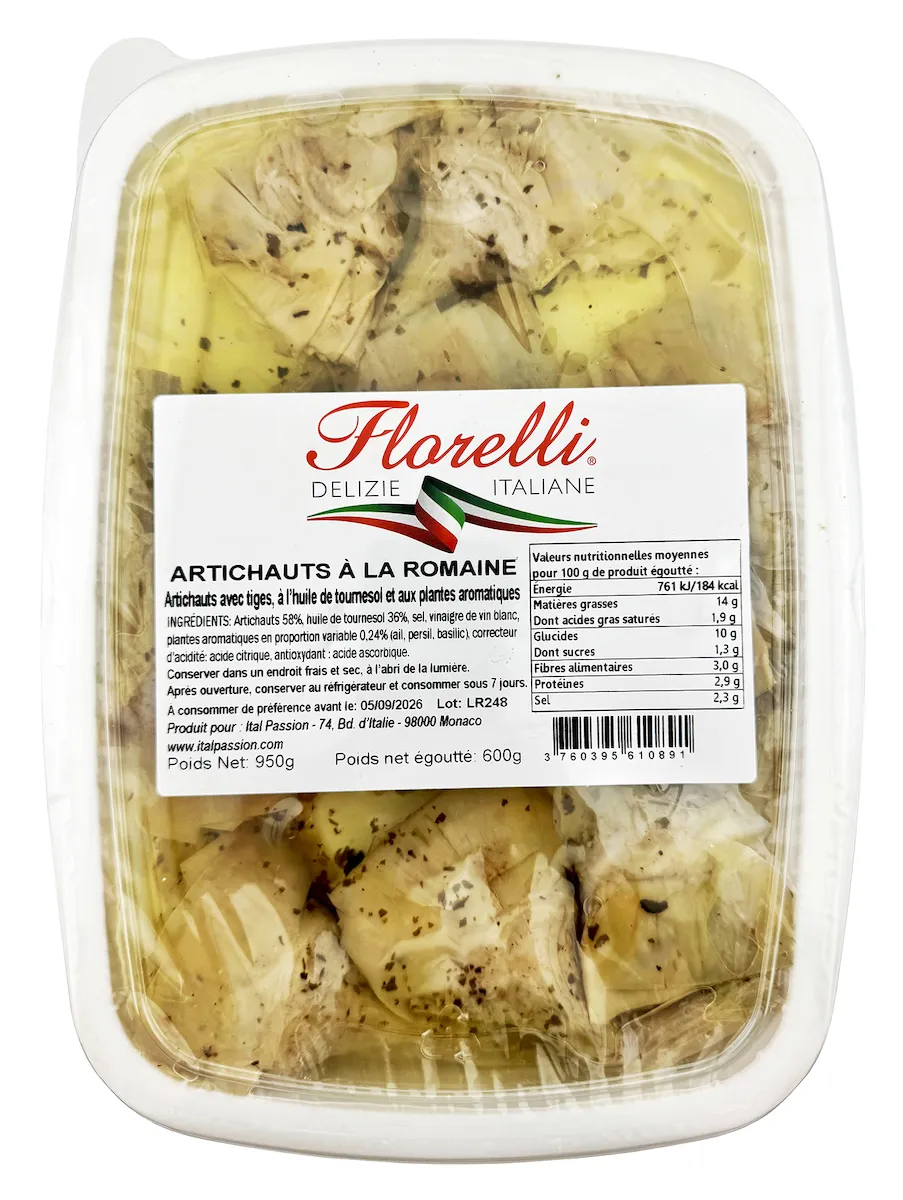 ARTICHAUTS A LA ROMAINE 950G