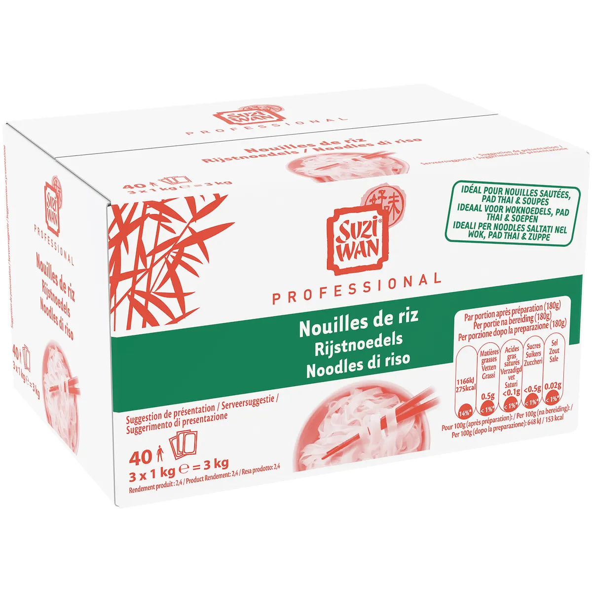 NOUILLES DE RIZ 3KG
