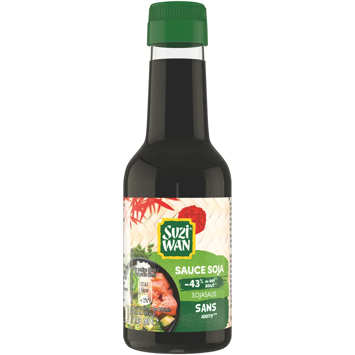 SAUCE SOJA ALLEGEE EN SEL 143ML