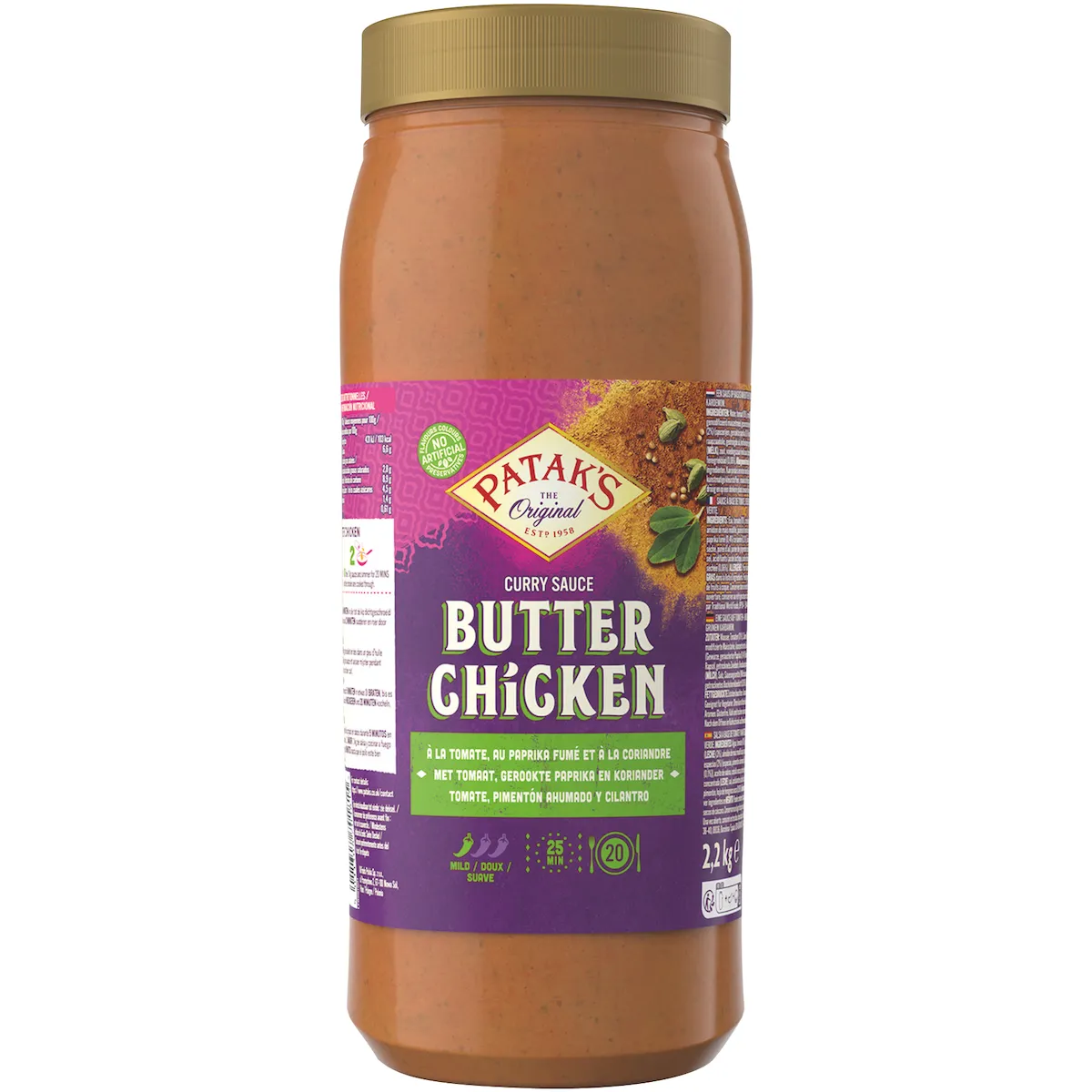 SAUCE BUTTER CHICKEN 2.2KG