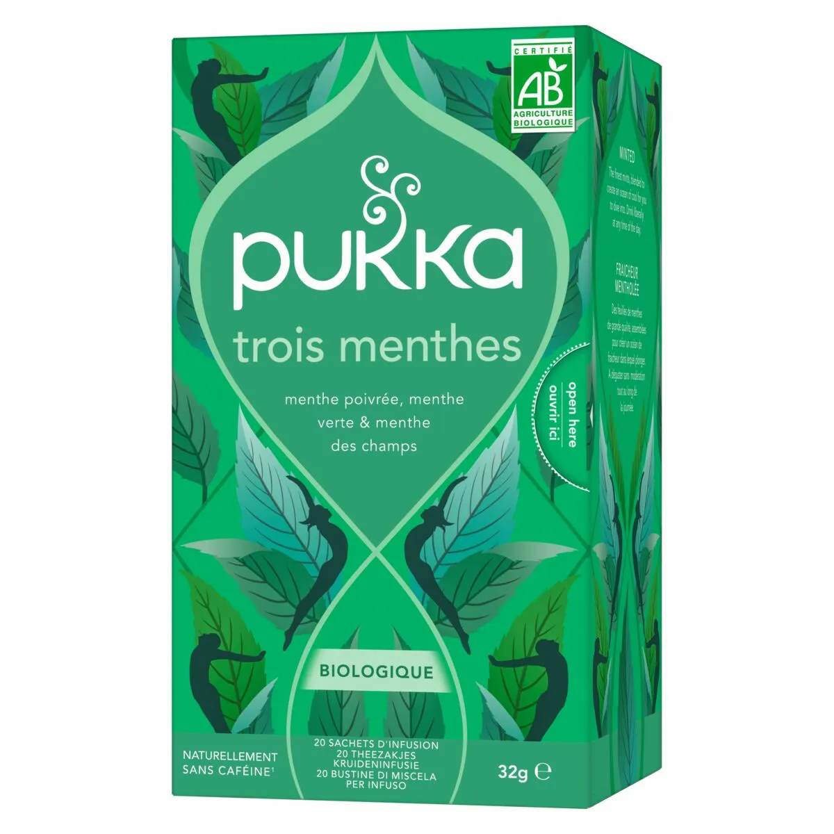 PUKKA INFUSION 3 MENTHES BIO 20 SACHETS