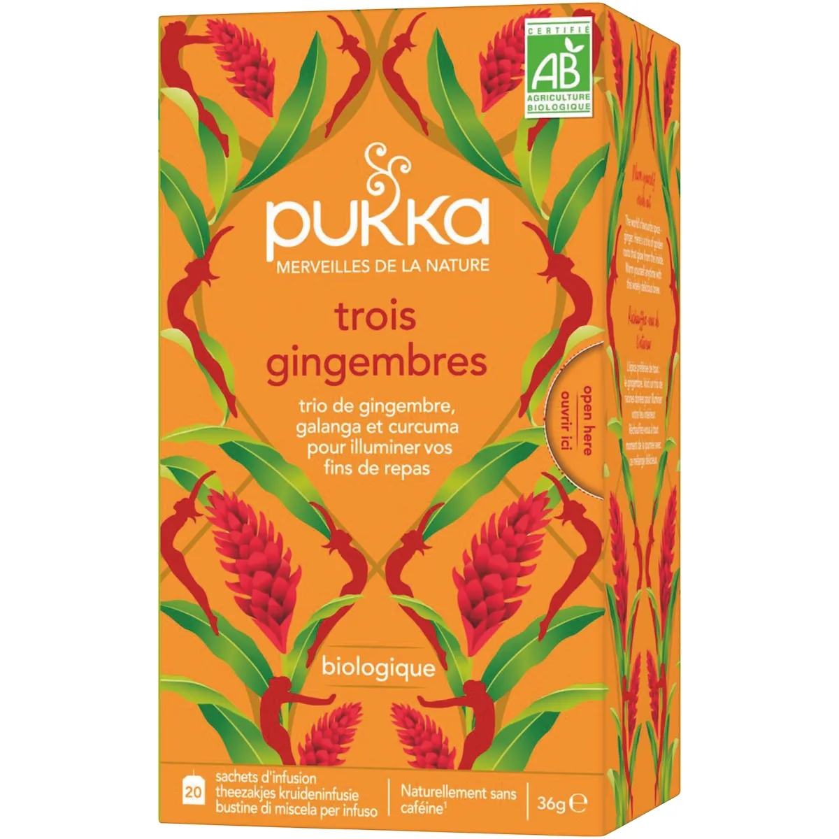 PUKKA INFUSION TROIS GINGEMBRES 20 SACHETS