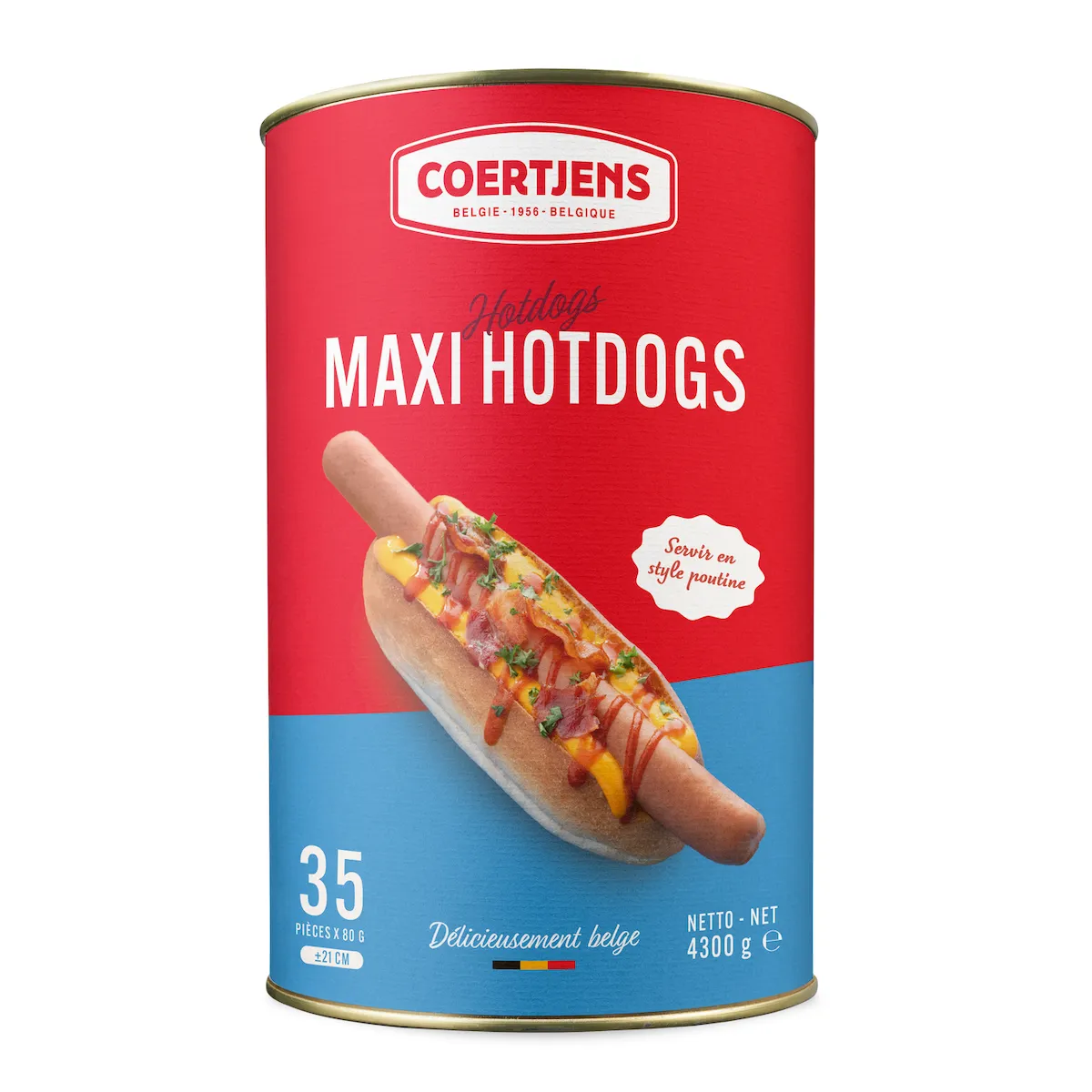 MAXI HOT DOG 35 PIECES - 4.3KG