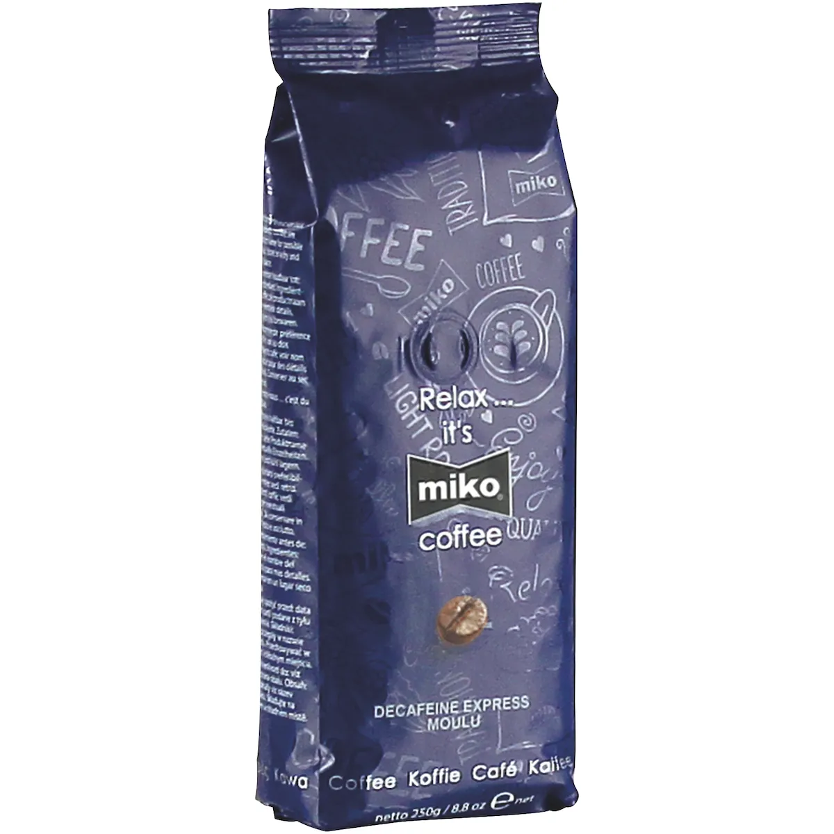 DECAFEINE 95% ARABICA 250G MOULU