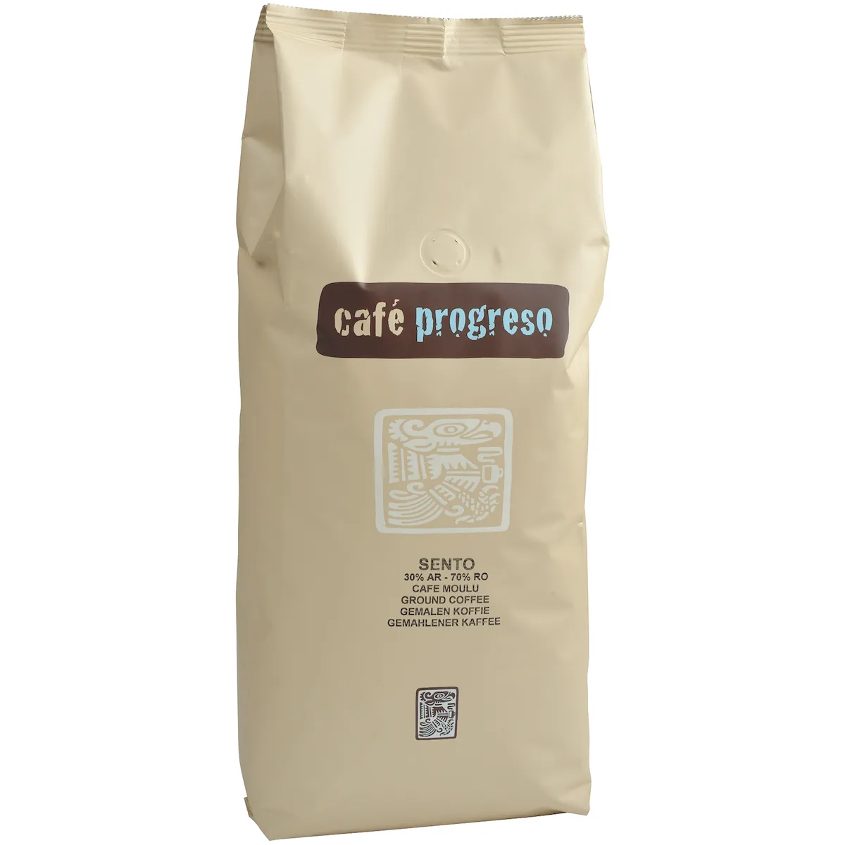 CAFE PROGRESO SENTO 30% AR - 70% R  MOULU 1 KG A VALVE