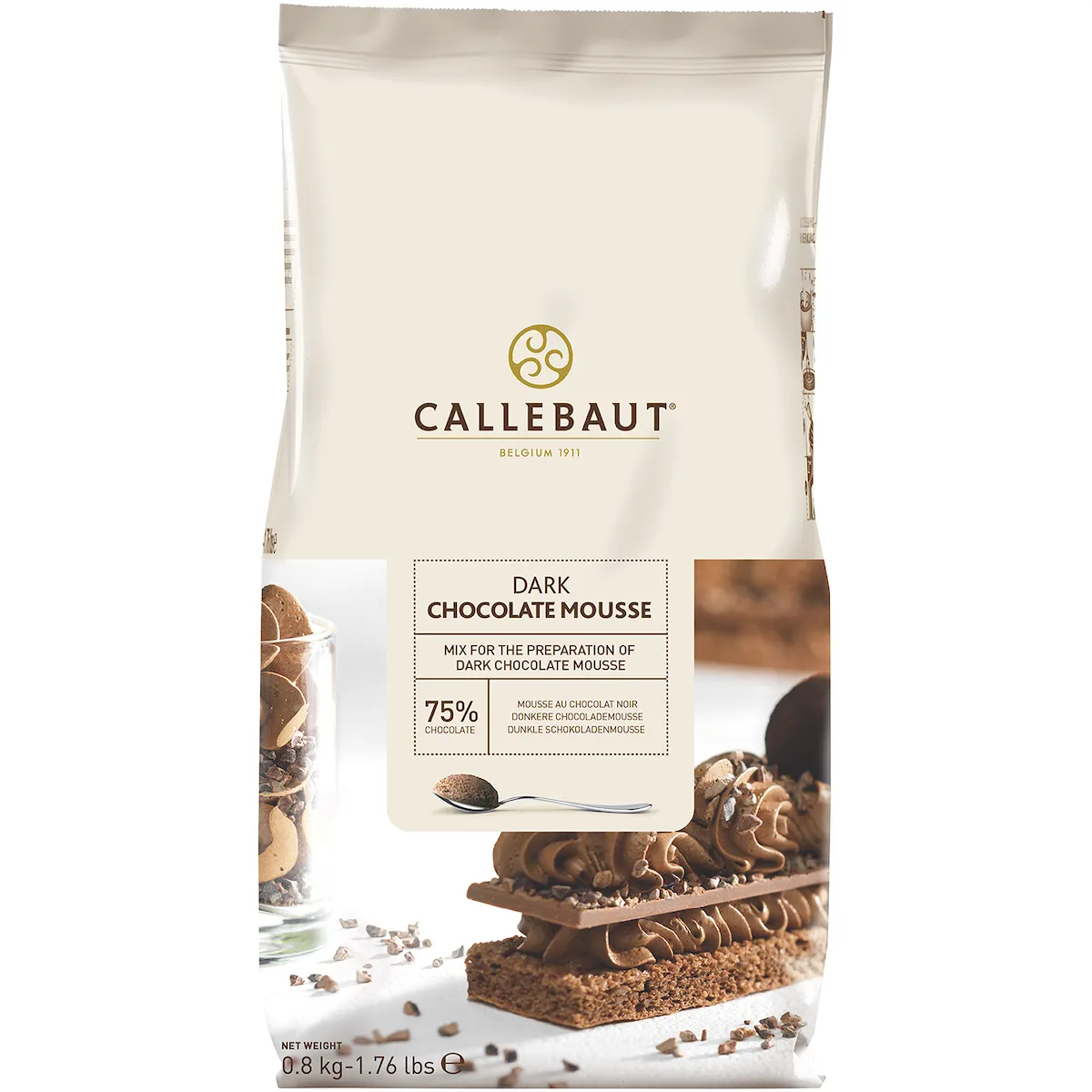 POUDRE POUR MOUSSE AU CHOCOLAT NOIT SAC DE 800G
