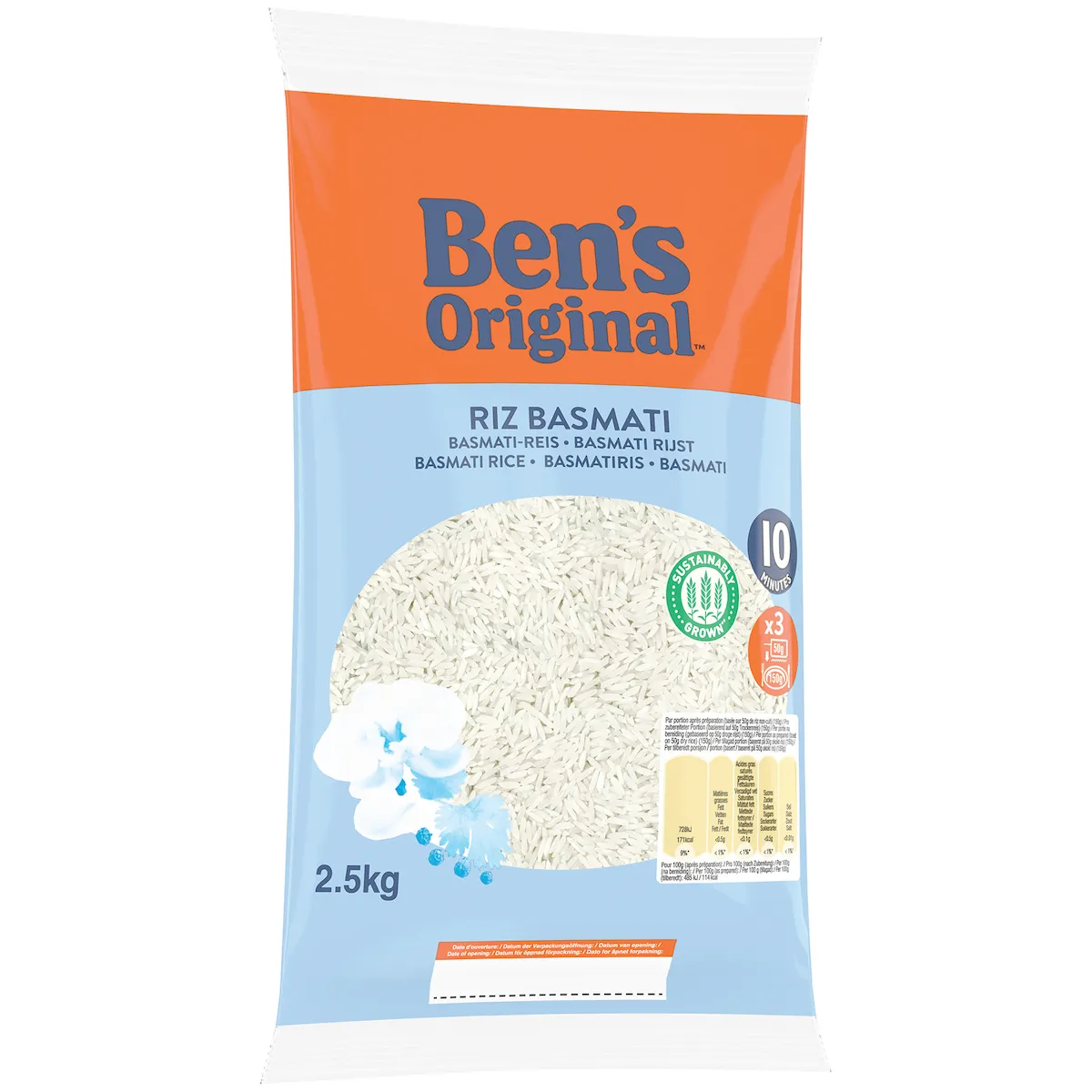 RIZ BASMATI 2,5 KG