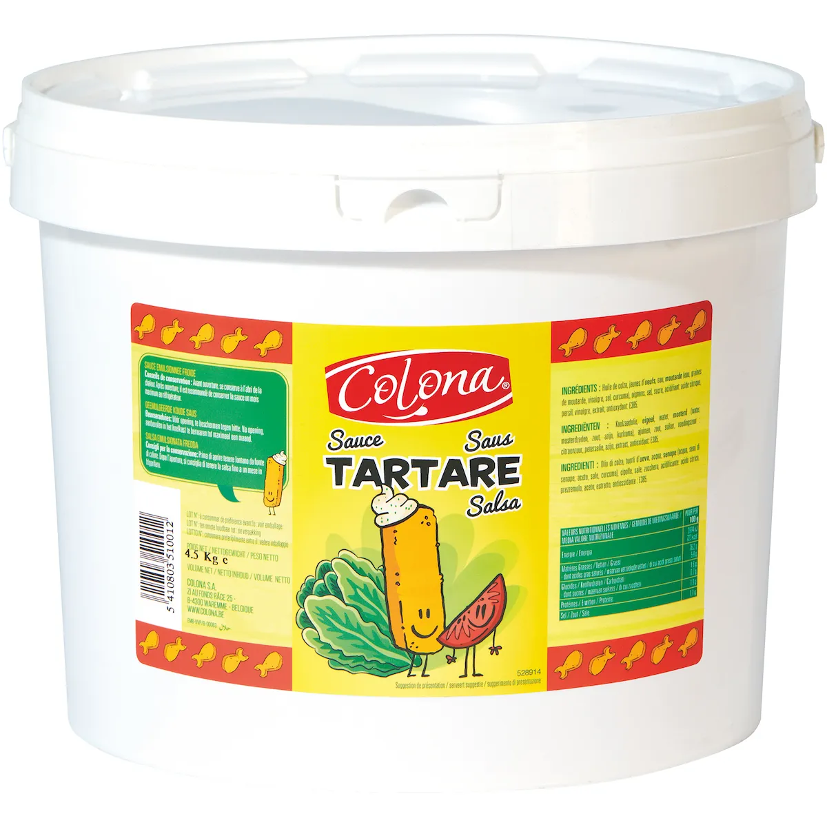TARTARE COLONA 5 L SEAU