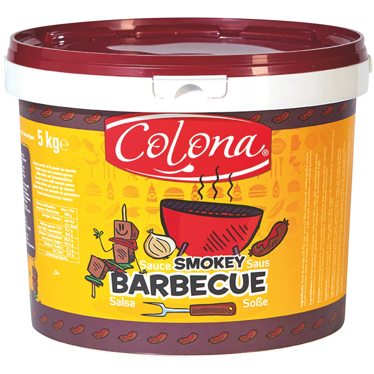 BARBECUE DRESSING COLONA 5L SEAU