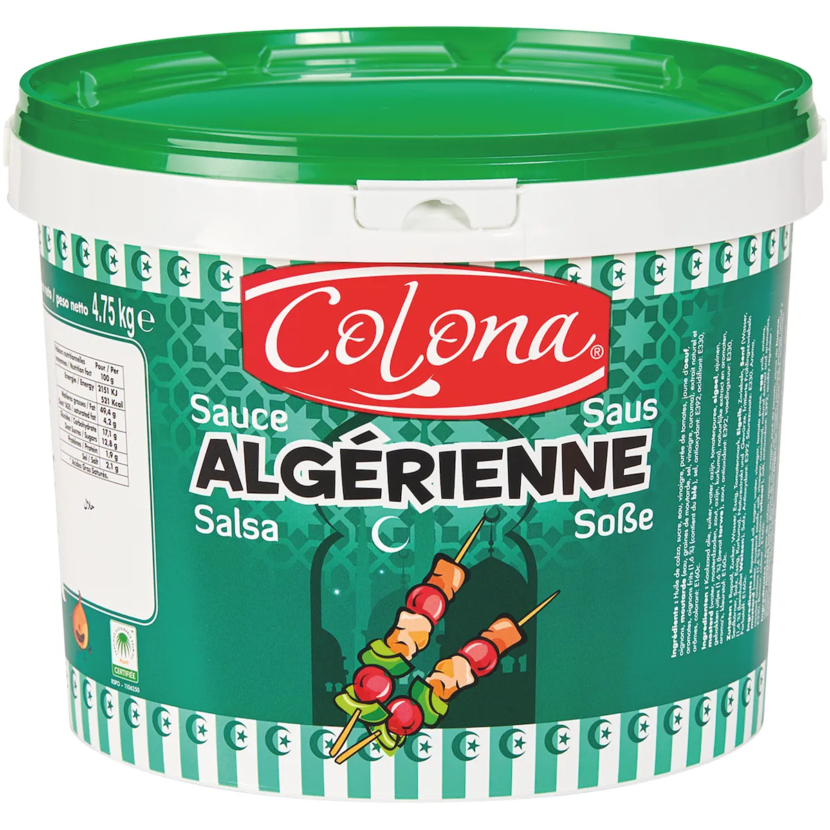 SAUCE ALGERIENNE COLONA 5L SEAU