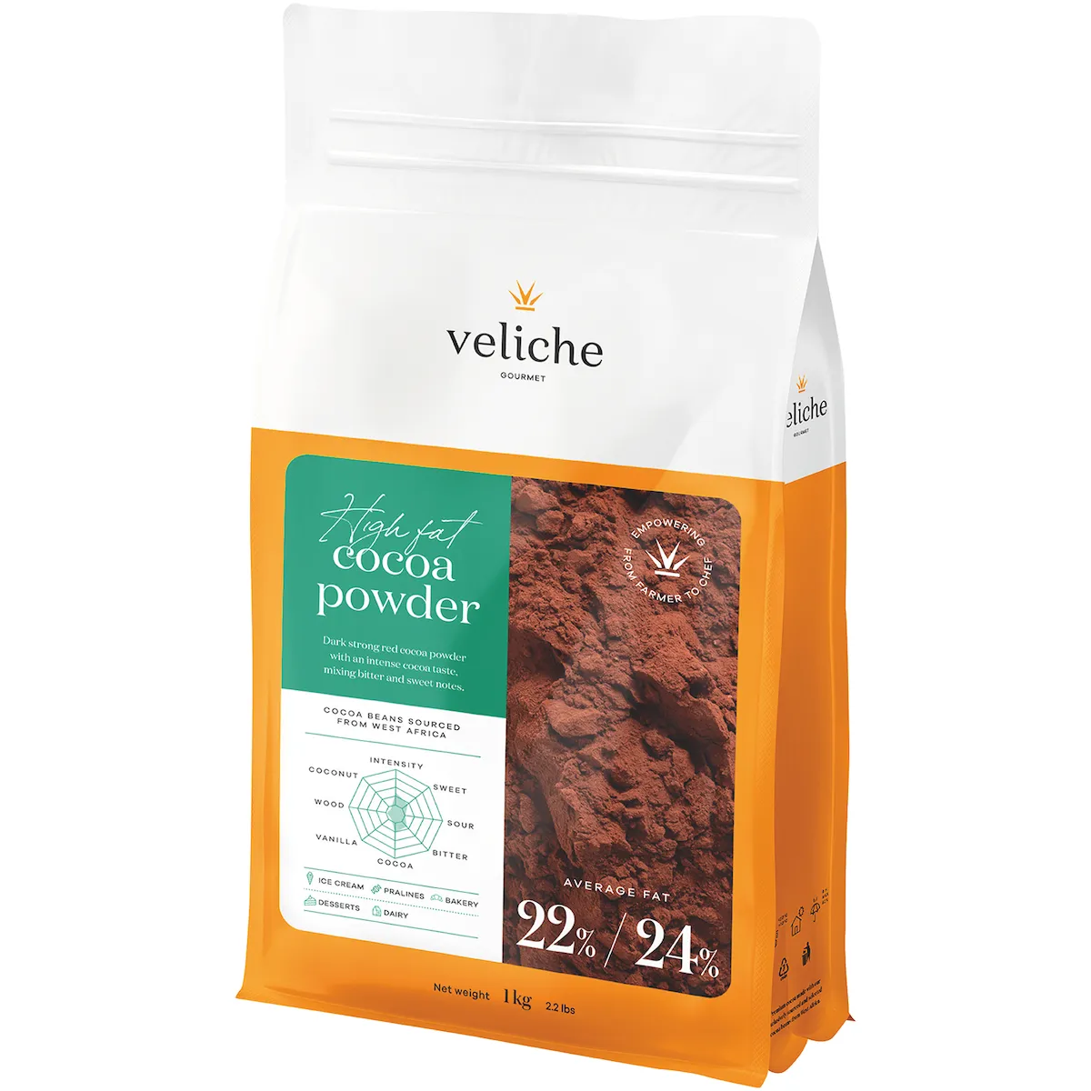 POUDRE DE CACAO - 22/24% MG SAC 1 KG