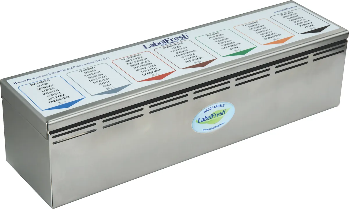 LABELFRESH  INOX DISPENSER - 7 JOURS