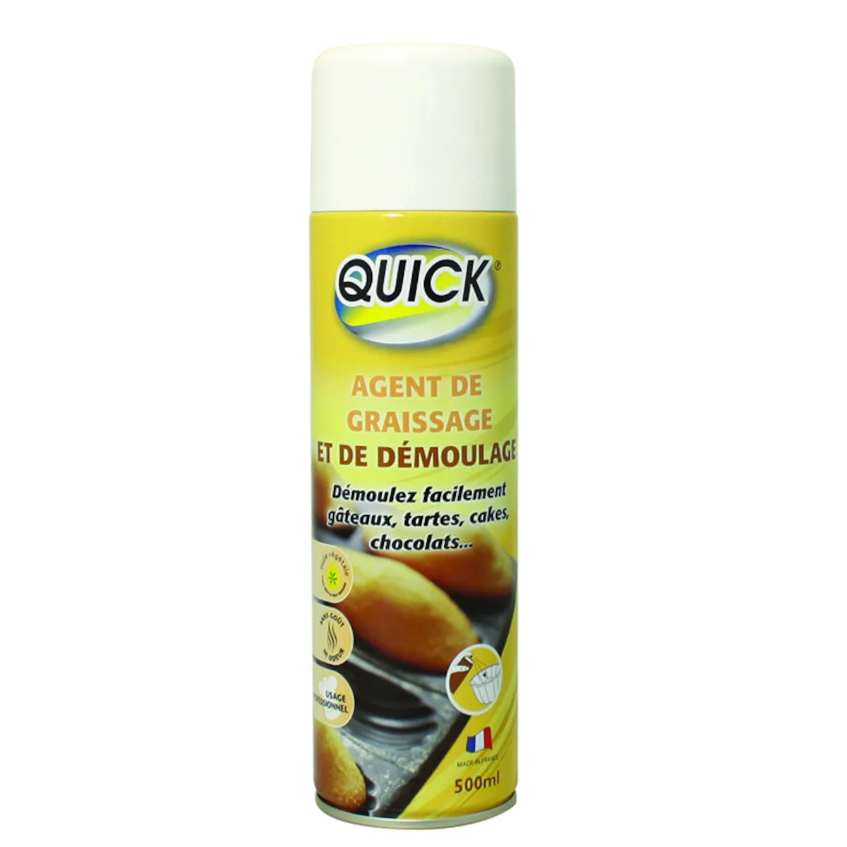 AGENT DE GRAISSAGE ET DE DEMOULAGE QUICK 500ML