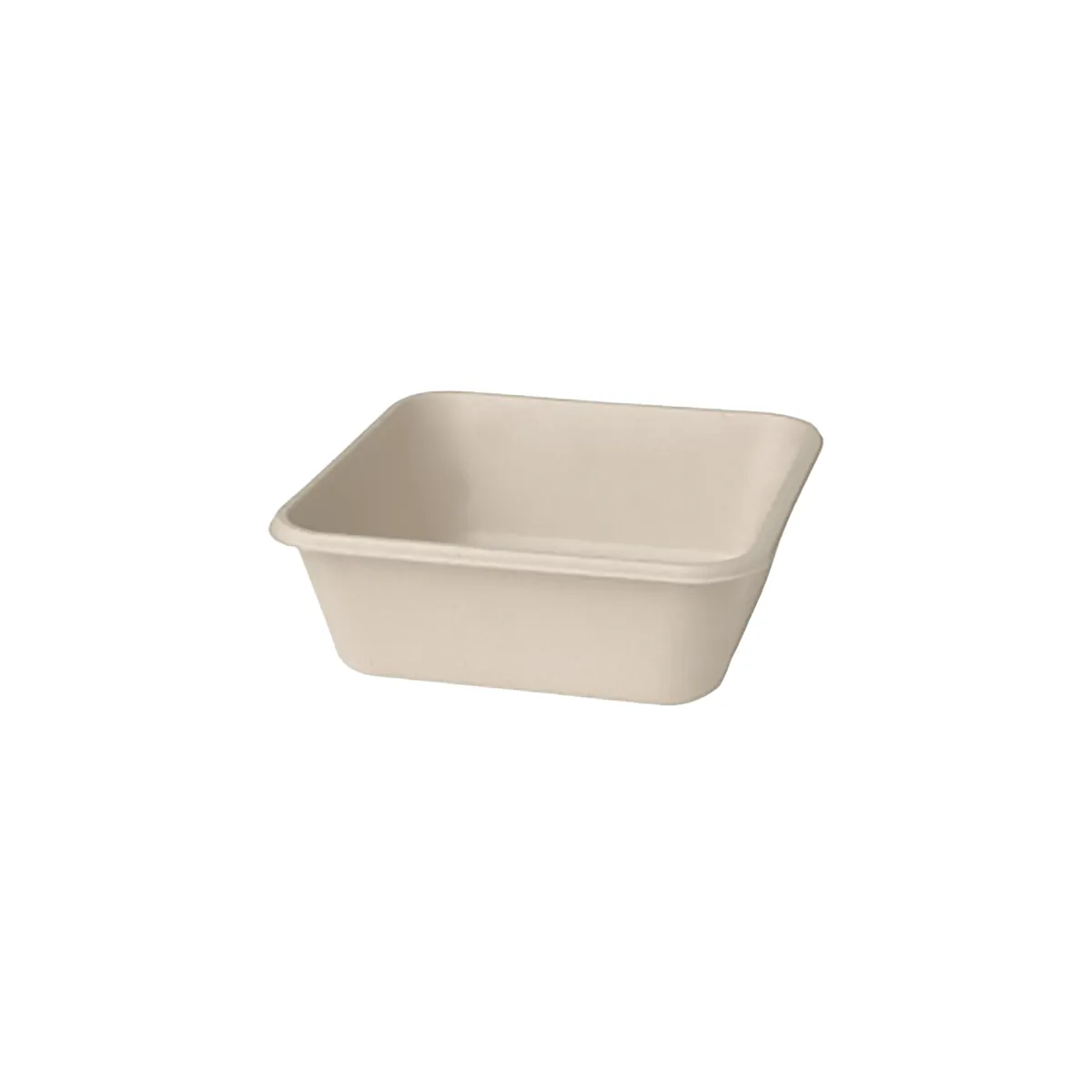 BOÎTE CARRÉE  900 ML  BAGASSE MARRON - 40 PIE