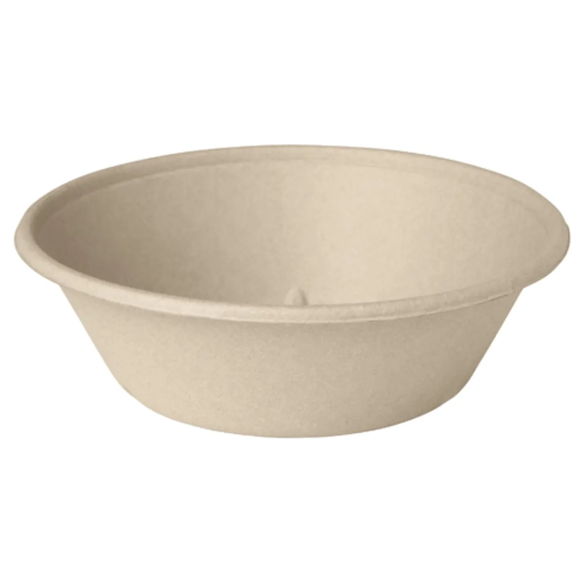 BOL 1000ML 194X194X60MM BAGASSE MARRON