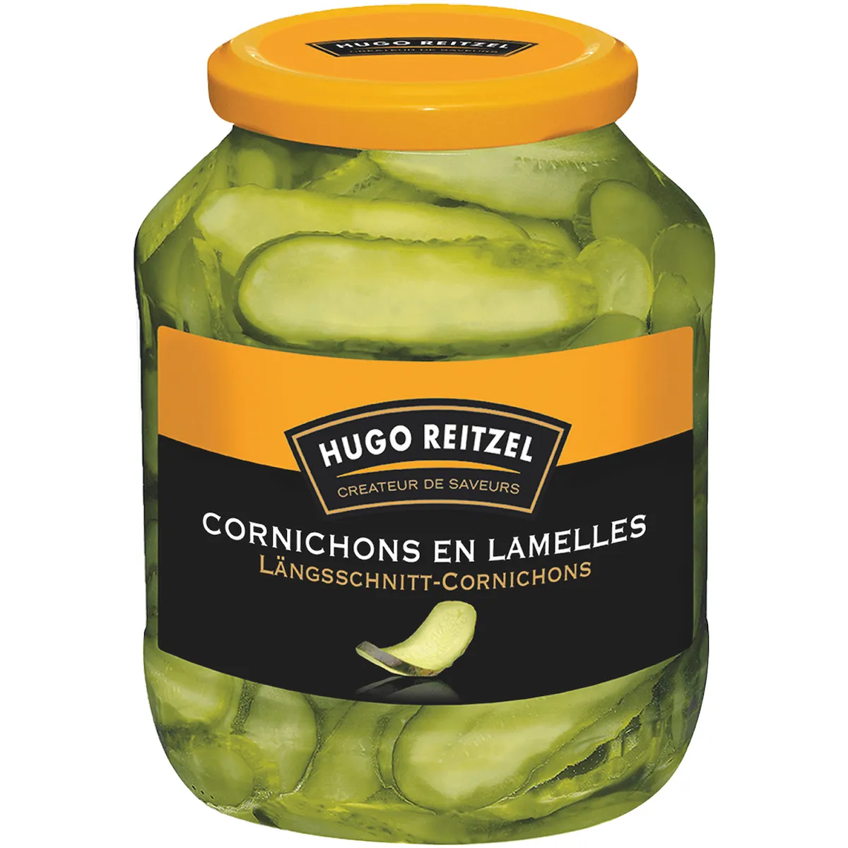 CORNICHONS AIGRES-DOUX EN LAMELLES BOCAL 845G (PNE)