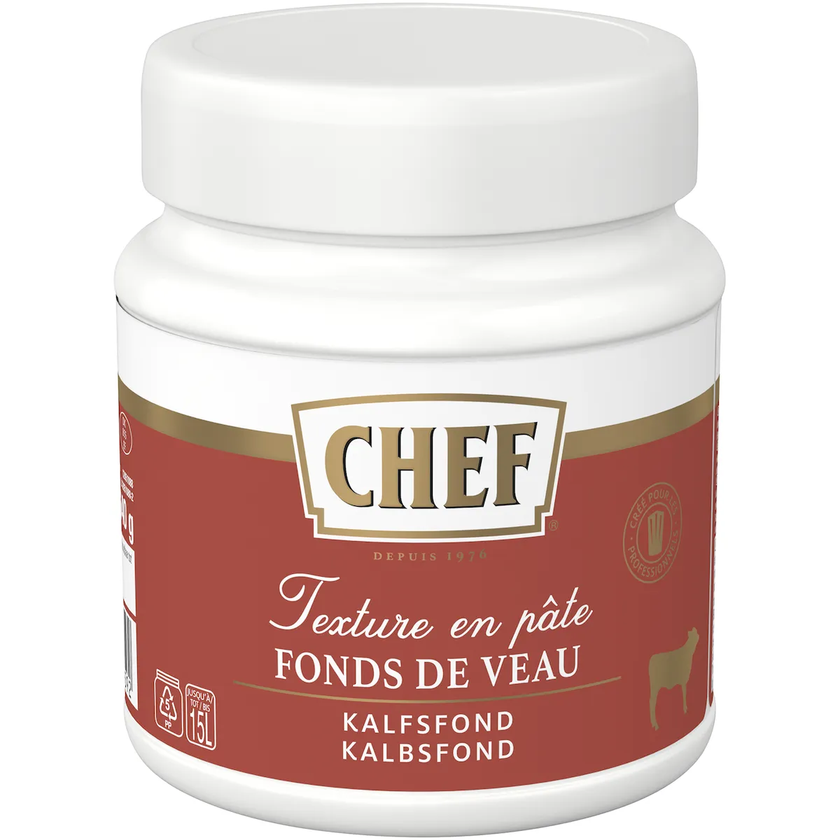FONDS DE VEAU PREMIUM - POT DE 640 G POUR 8 A 15L