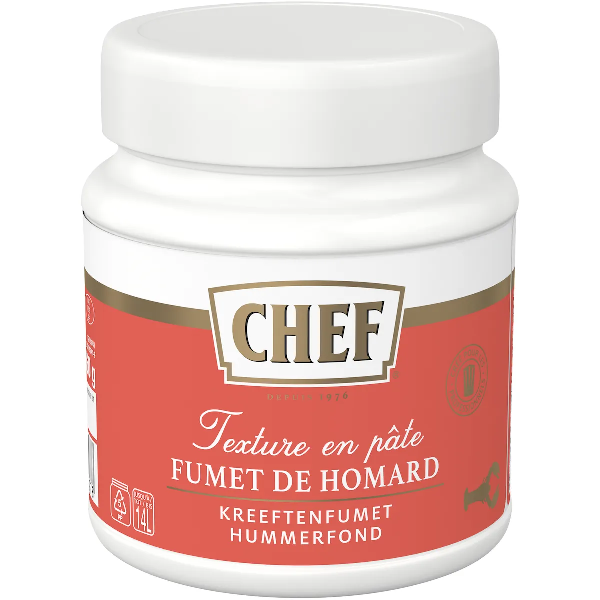 FUMET DE HOMARD PREMIUM - POT DE 560G POUR 7 A 14L