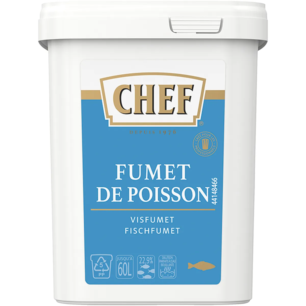 FUMET DE POISSON - BOITE 900G POUR 36L A 60L