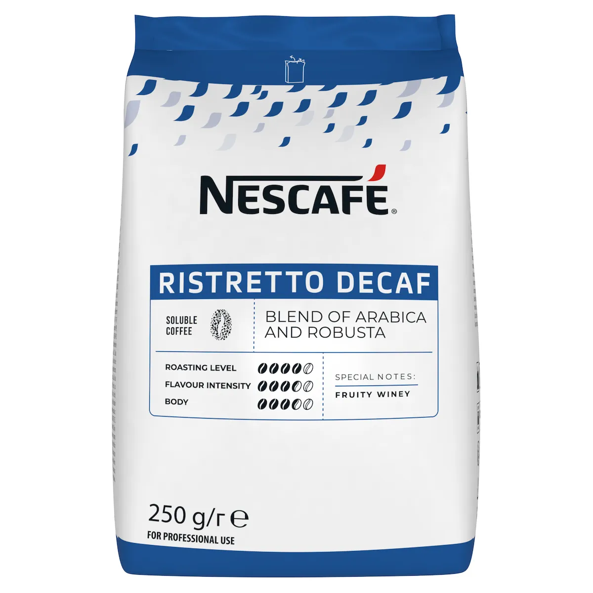 NESCAFE RISTRETTO DECAFEINE - POCHE DE 250G