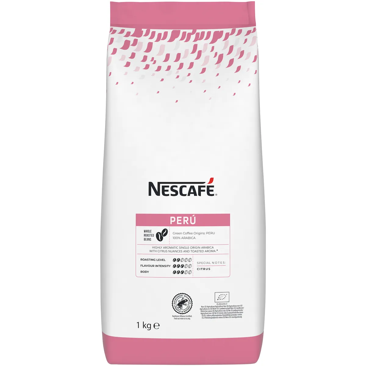 NESCAFE PEROU CAFE EN GRAINS BIO - POCHE DE 1KG