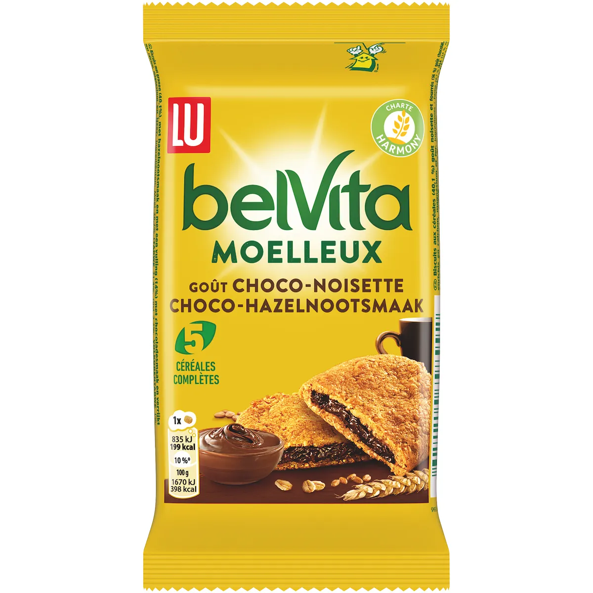 BELVITA MOELLEUX COEUR GOURMAND CHOCOLAT 50G