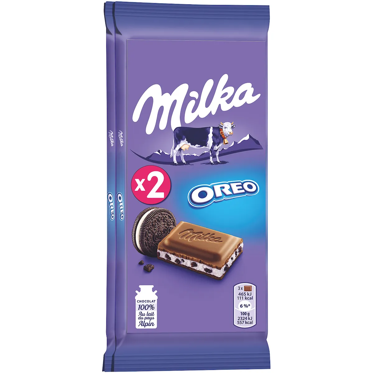 MILKA OREO 2X100G