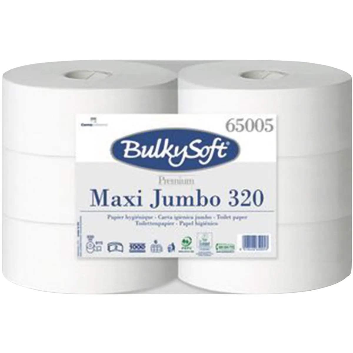PAPIER HYGIENE MAXI JUMBO 320M- CARTON DE 6