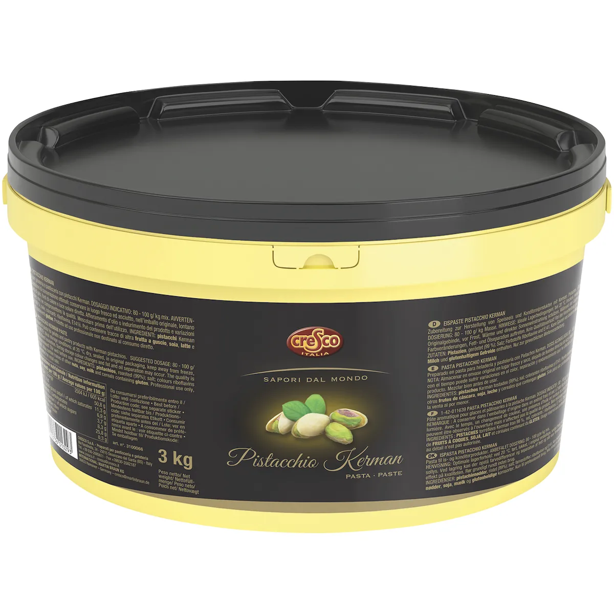 PURE PATE 100% PISTACHE KERMAN SEAU 3KG