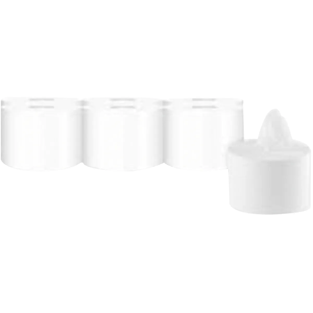ROULEAU PAPIER TOILETTE DEVIDAGE CENTRAL 1136 FORMATS BLANC X6