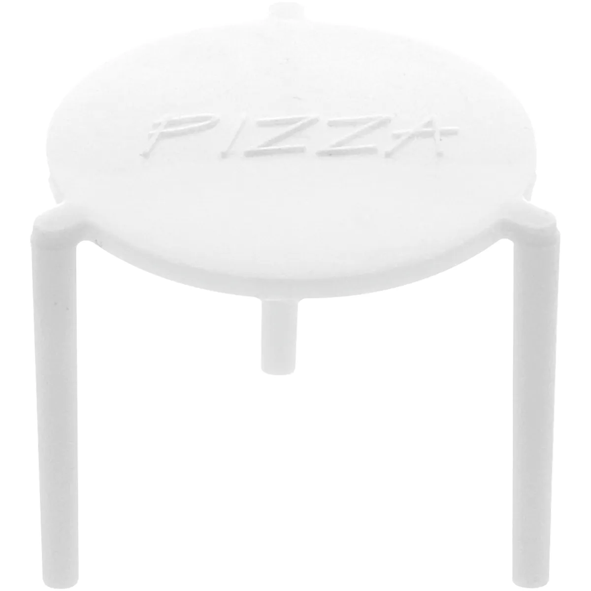PETITES TABLES PIZZA Ø 4,5X3,7 CM BLANC PP - X100