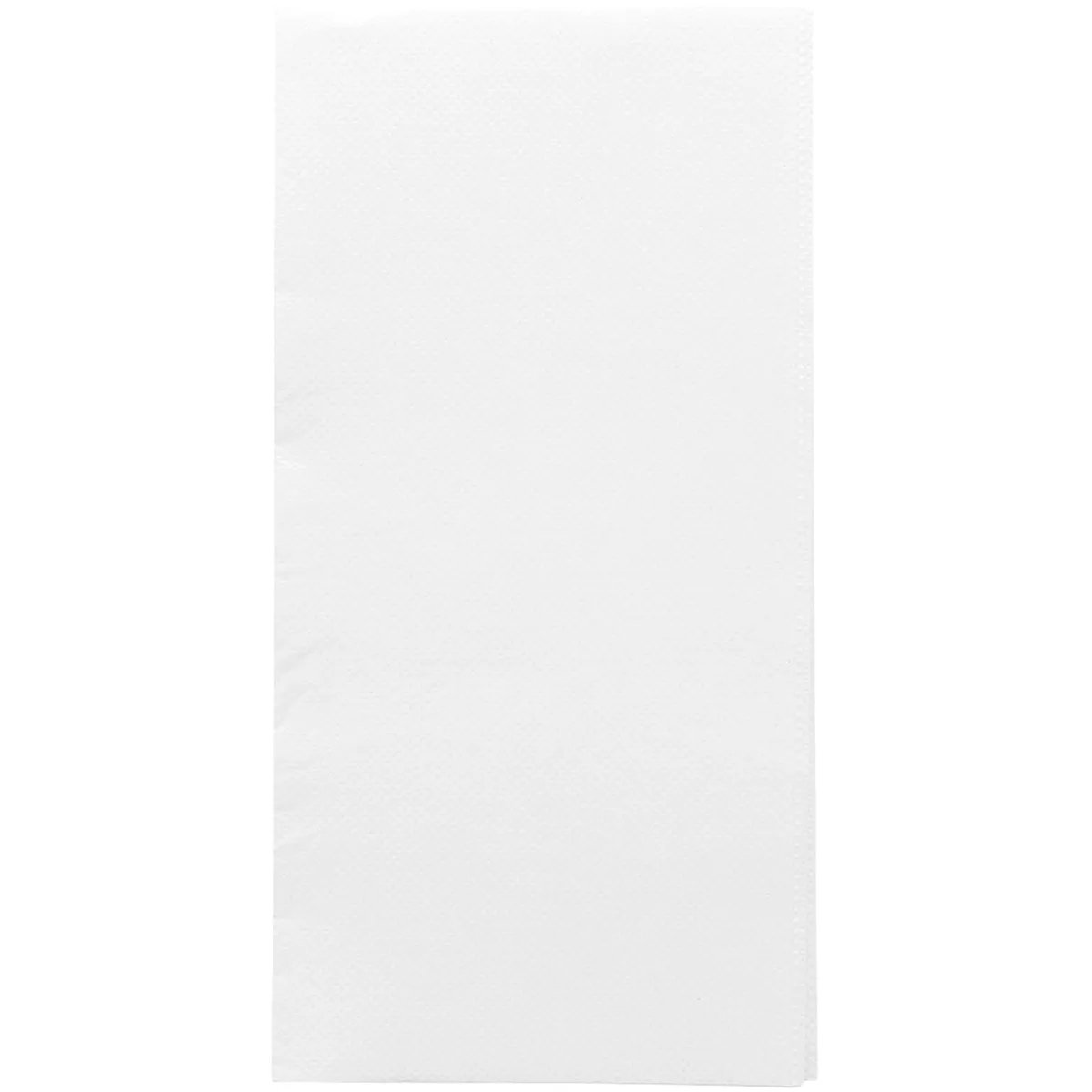 SERVIETTES ECOLABEL P. 1/8 'DOUBLE POINT' 18 G/M2  BLANC OUATE -X1000